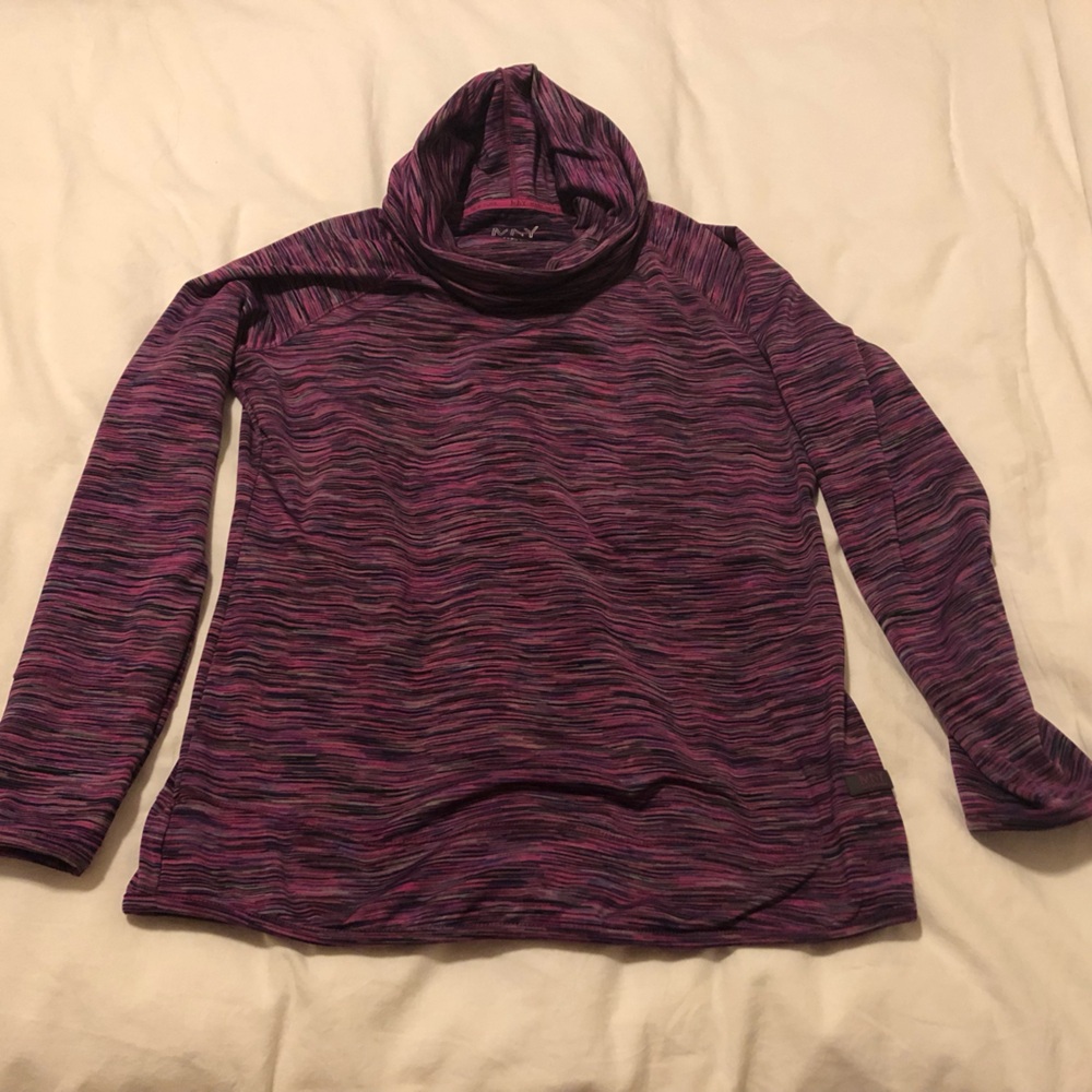 Andrew Marc Performance Sweatshirt Long Sleeved Pink Purple Size Large